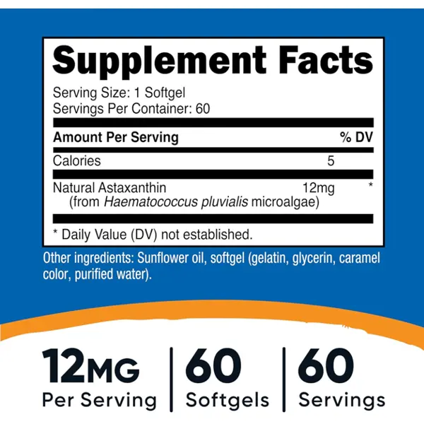 Nutricost Astaxanthin Supplement